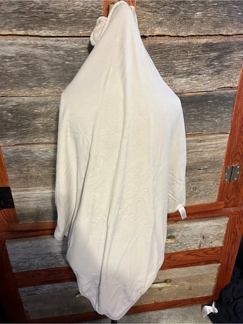 Plush Hooded Baby Towel/Swaddle Duo in Blue and Cream Shark and Koala